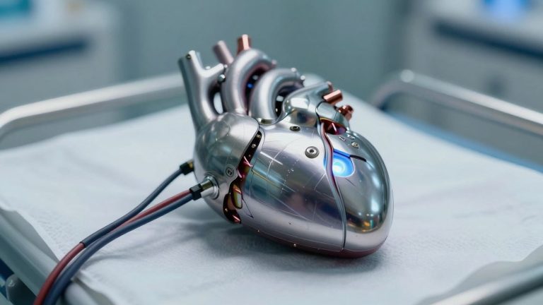 Futuristic heart device for veterans