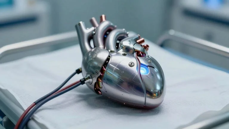 Futuristic heart device for veterans