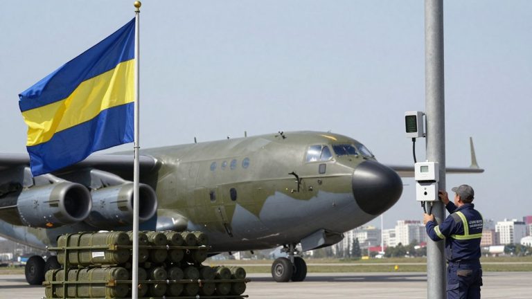 Ukraine arms export and smart meter installation.