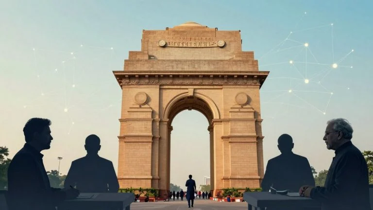 India and US leaders discuss technology for economic growth.
