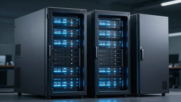 IBM mainframe computer, powerful, advanced technology, business success.