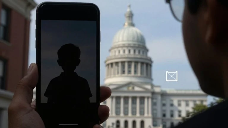 Michigan lawmakers consider taxing phones for minors.