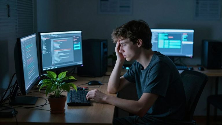 Student frustrated by technology in education