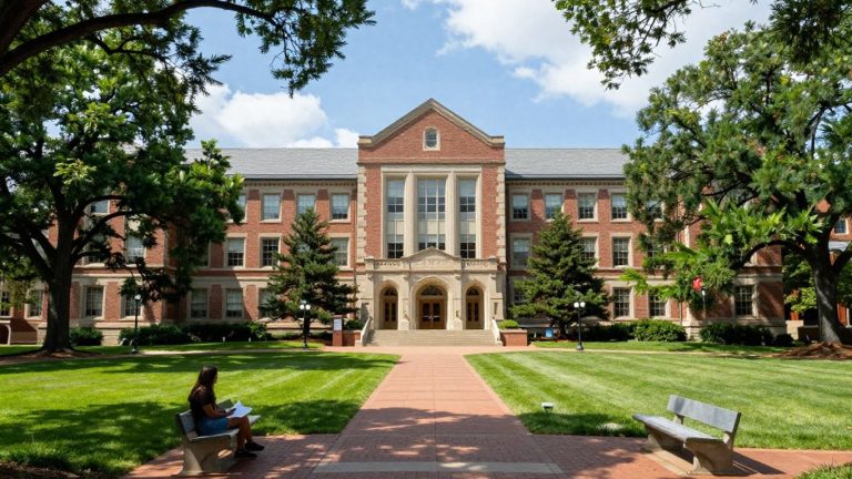 Georgia Institute of Technology campus architecture and green spaces.