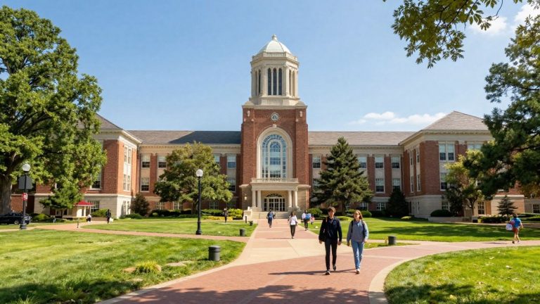 Georgia Institute of Technology campus buildings and green spaces.