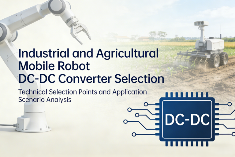 How to Choose a DC-DC Converter for Industrial and Agricultural Mobile Robots