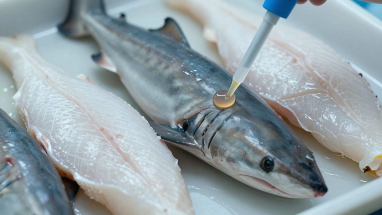 Shark meat mislabeled as fish fillets in Ecuador.