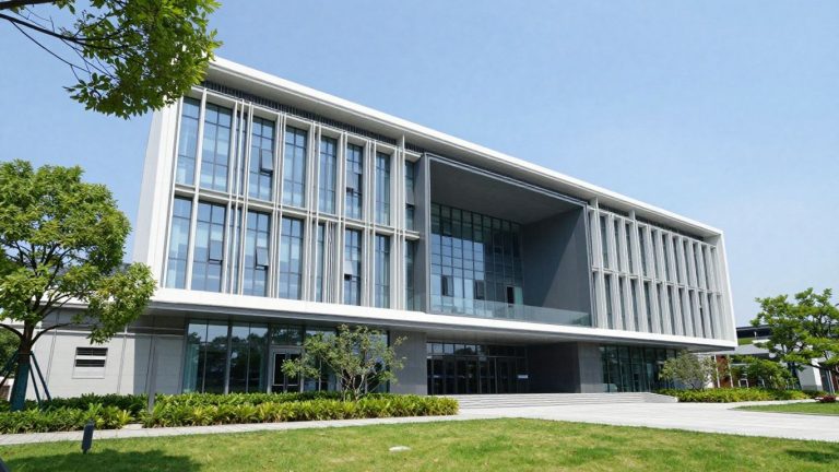 Modern building at Keesler Air Force Base