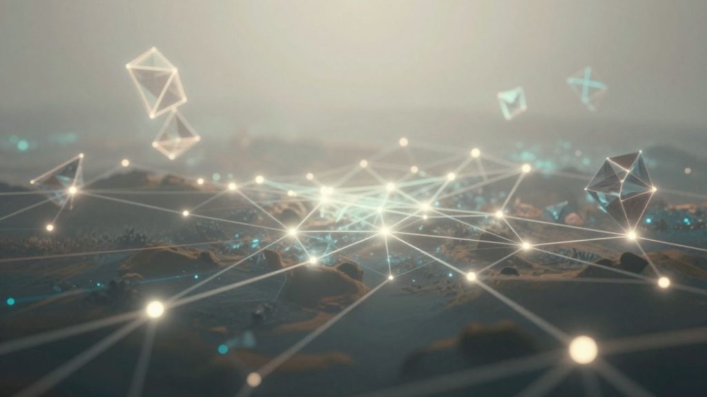 Blockchain explorer testnet network visualization